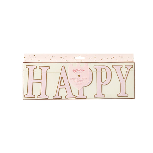 Princess Happy Birthday Banner | 1ct