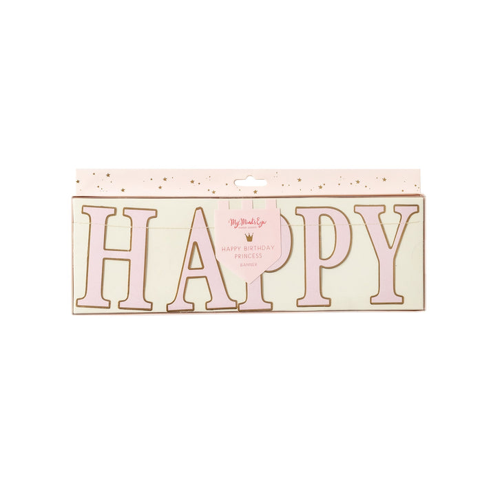 Princess Happy Birthday Banner | 1ct