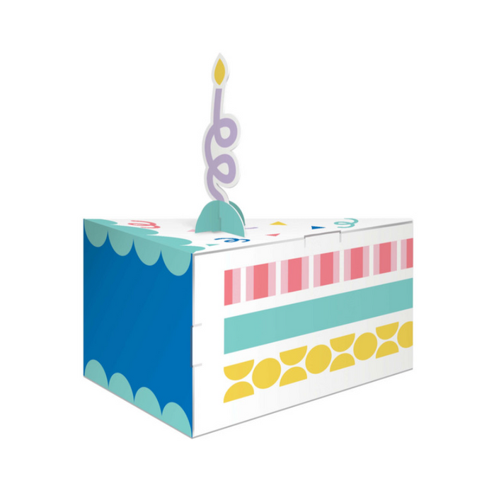 Party Patterns 3D Centerpiece & Favor Boxes | 8pc