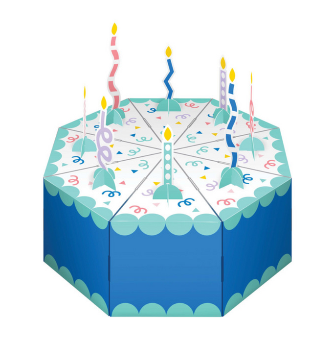 Party Patterns 3D Centerpiece & Favor Boxes | 8pc
