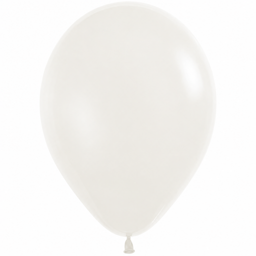 Pearl White Latex Balloon w/ Helium & Hi-Float, 11" | 1 ct