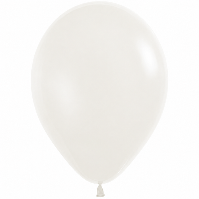 Pearl White Latex Balloon w/ Helium & Hi-Float, 11" | 1 ct
