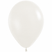 Pearl White Latex Balloon w/ Helium & Hi-Float, 11" | 1 ct
