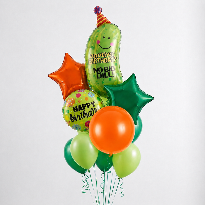 Pickle Party Birthday Balloon Bouquet | 12pc