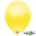 12" Pearl Yellow Funsational shown against a plain white background — a latex balloons party item.