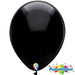 7" Black Funsational shown against a plain white background — a latex balloons party item.