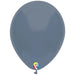 12" Round Slate Blue shown against a plain white background — a latex balloons party item.