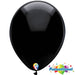 12" Black Funsational shown against a plain white background — a latex balloons party item.