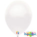 12" Pearl White Funsational shown against a plain white background — a latex balloons party item.