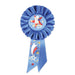 An award rosette ribbon featuring a 1st place design. Sold as a single piece.