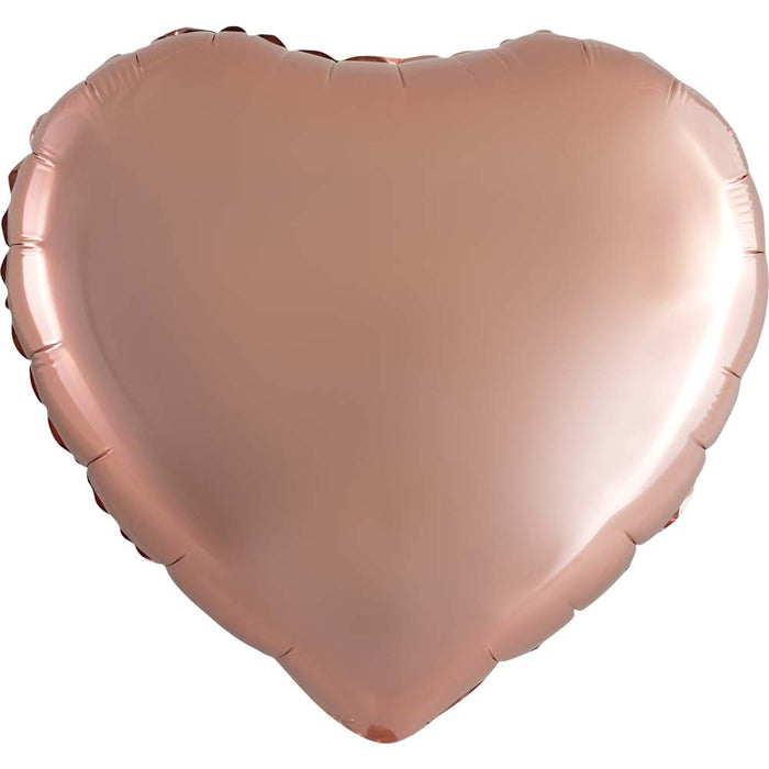 18" Rose Gold Heart Mylar | 1ct