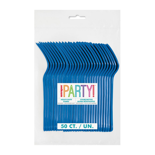 Royal Blue Premium Forks | 50ct