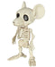 Product photo of the Cute Skeleton Mouse H on a plain white background. It measures about 3.5x2.75x7". A Halloween decoration.
