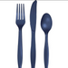 Navy Assorted Cutlery | 24ct