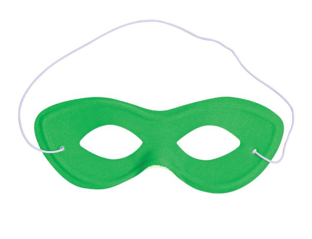 Fabric Hero Mask - Green | 1ct