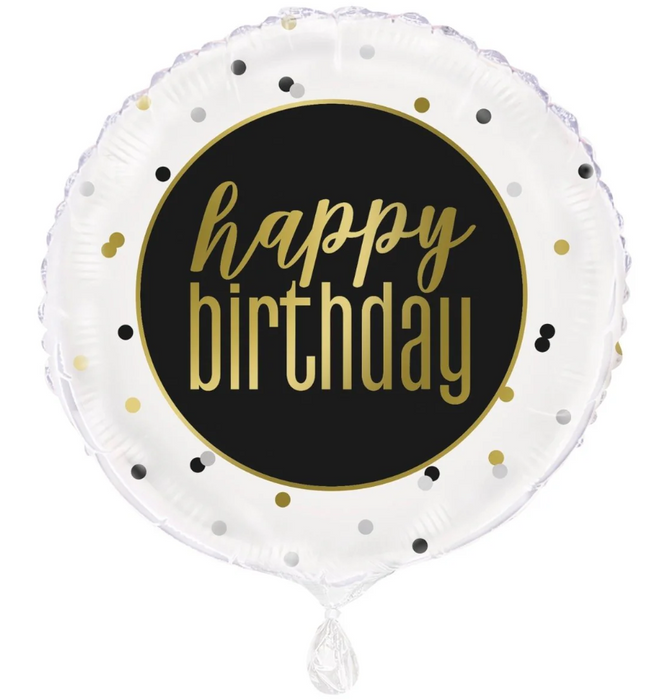Metallic Happy Birthday 18" | 1ct