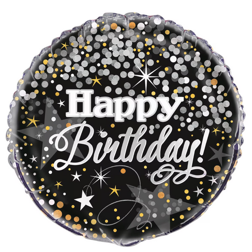 18" Glittering Birthday Balloon | 1ct
