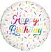 18" Happy Birthday Sprinkles Balloon | 1ct
