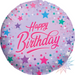 18" Scattered Stars Birthday Balloon | 1ct