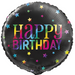 18" Rainbow Happy Birthday Balloon | 1ct