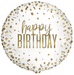 18" Gold Confetti Print Balloon | 1ct