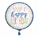 18" Classic Style Birthday Balloon | 1ct