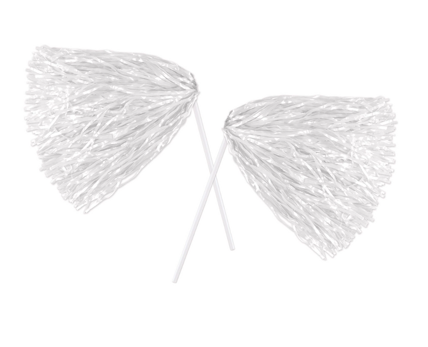 Packaged Poly Shakers - White | 2ct