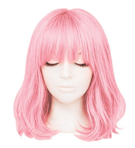 Long Bob Wig - Pink | 1ct