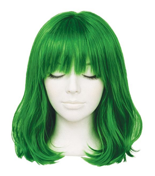 Long Bob Wig - Green | 1ct