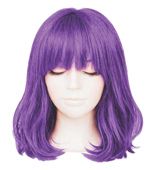 Long Bob Wig - Purple | 1ct