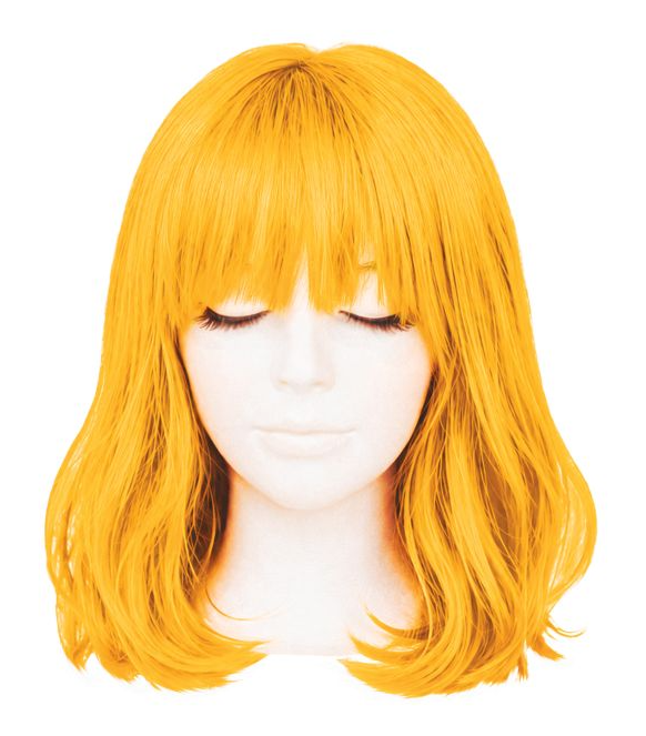 Long Bob Wig - Yellow | 1ct