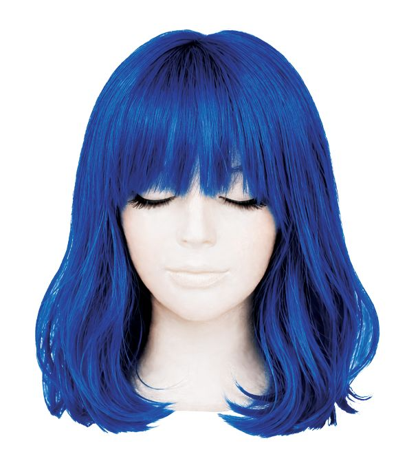 Long Bob Wig - Blue | 1ct