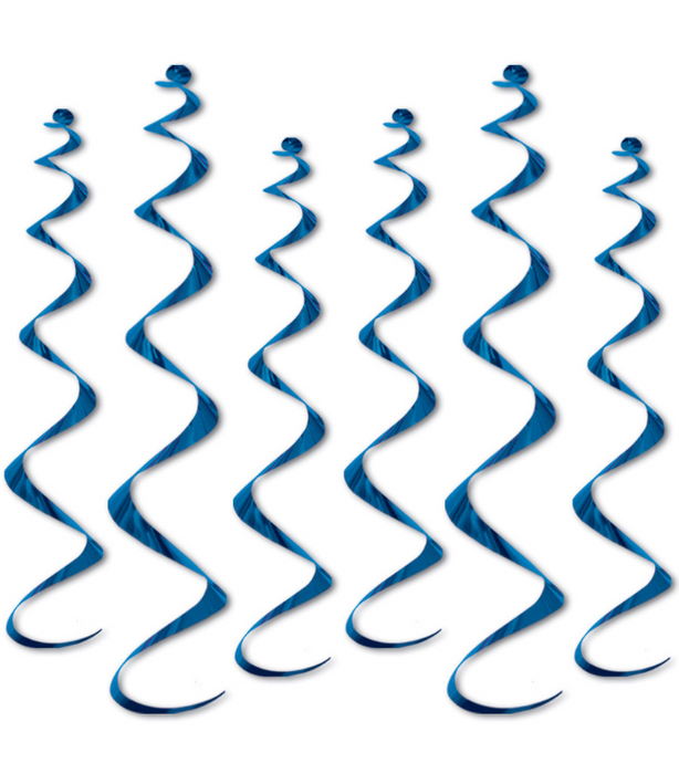 Twirly Whirlys - Blue | 6ct