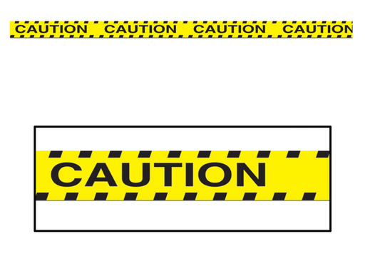 Caution Party Tape 20ft | 1ct