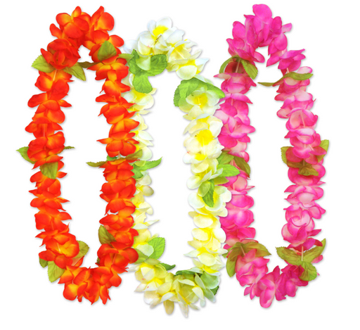 Sunset Floral Leis | 3ct