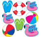 Pool Party Cutouts | 8pc