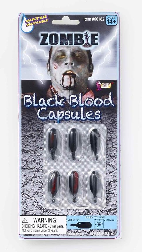 Zombie Black Blood Capsule | 1ct