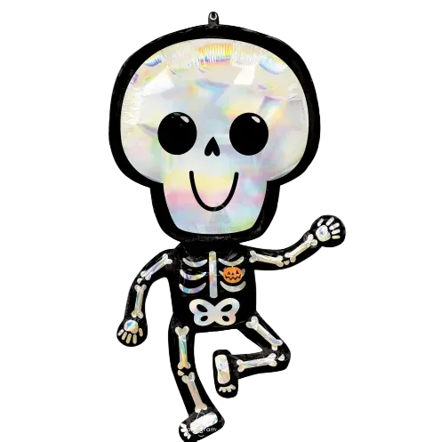 36" Iridescent Holographic Skeleton SuperShape | 1ct