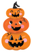 34" Halloween Stack-O-Lanterns SuperShape | 1ct