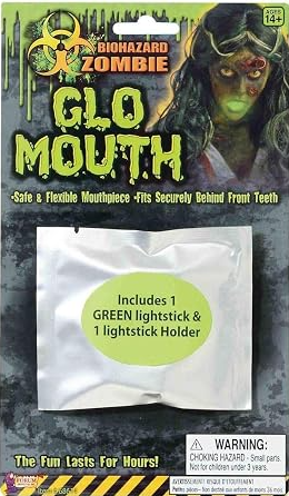 Glo Mouth Biohazard Zombie | 1ct