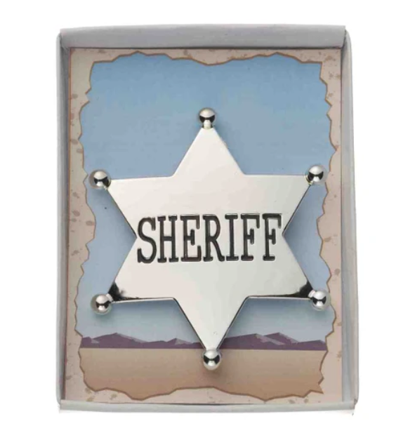 Silver Sheriff Badge | 1ct