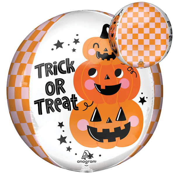 Halloween Stack-O-Lantern Orbz Balloon 16" | 1ct