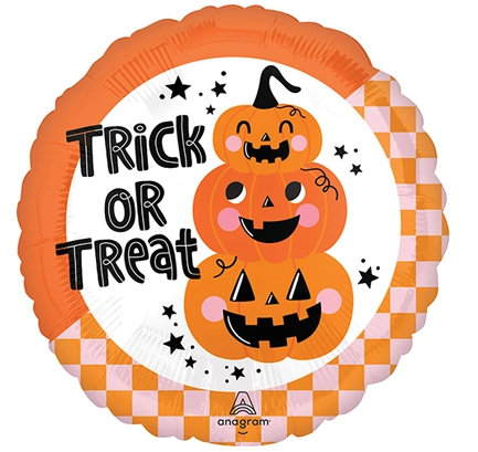 Halloween Stack-O-Lantern Mylar Balloon 18" | 1ct