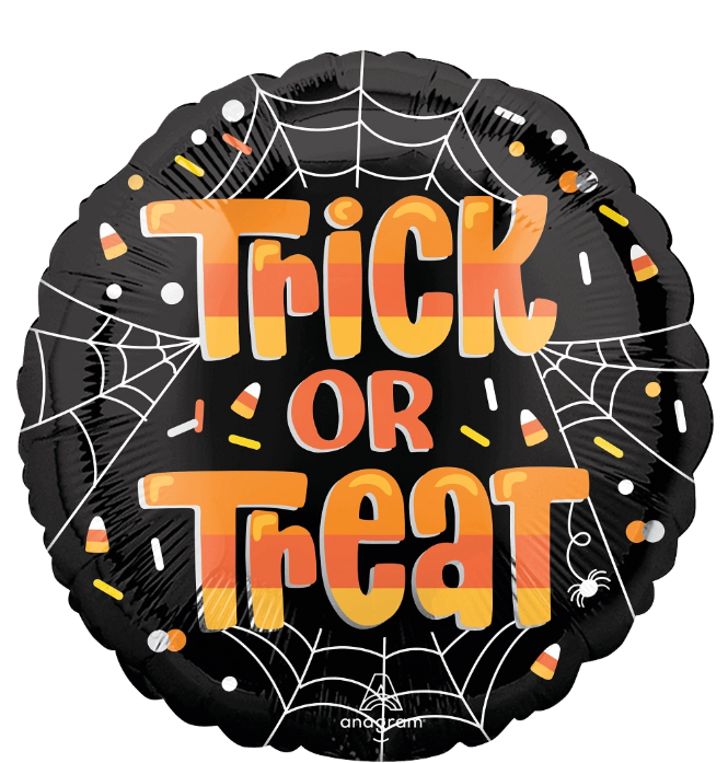 Trick or Treat Candy Corn Mylar Balloon 18" | 1ct