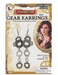Silver Gear Steampunk Earrings | 1ct
