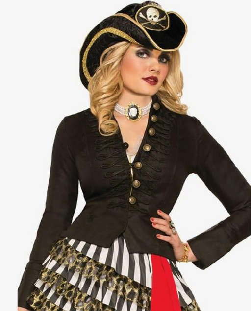 Female Deluxe Pirate Jacket | 1ct