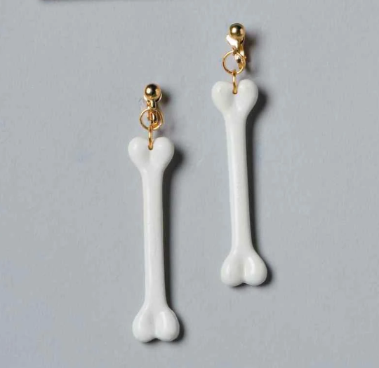 Bone Earrings | 1ct