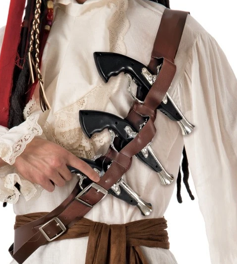 Shoulder Belt / Silver Gun Pirate | 1ct