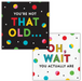 Snarky Celebrations 'Not That Old' Beverage Napkins | 16ct