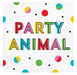 Snarky Celebrations 'Party Animal' Beverage Napkins | 16ct